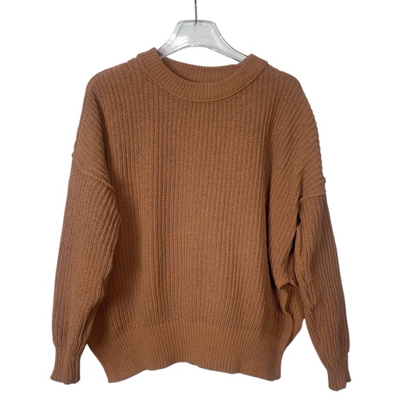 Aerie Sweater Ribbed Knit Oversized Slouchy Size XS - Picture 7 of 7